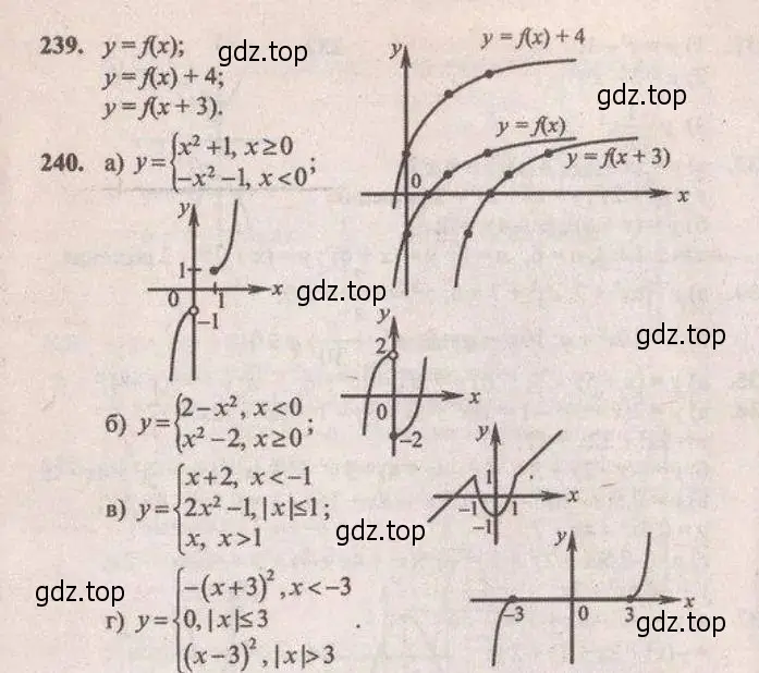 Решение 4. № 240 (страница 99) гдз по алгебре 9 класс Дорофеев, Суворова, учебник