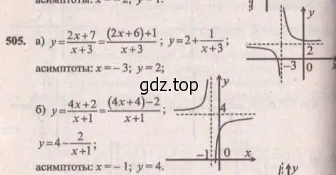 Решение 4. № 505 (страница 201) гдз по алгебре 9 класс Дорофеев, Суворова, учебник