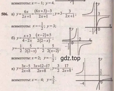 Решение 4. № 506 (страница 201) гдз по алгебре 9 класс Дорофеев, Суворова, учебник