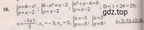 Решение 4. № 10 (страница 215) гдз по алгебре 9 класс Дорофеев, Суворова, учебник