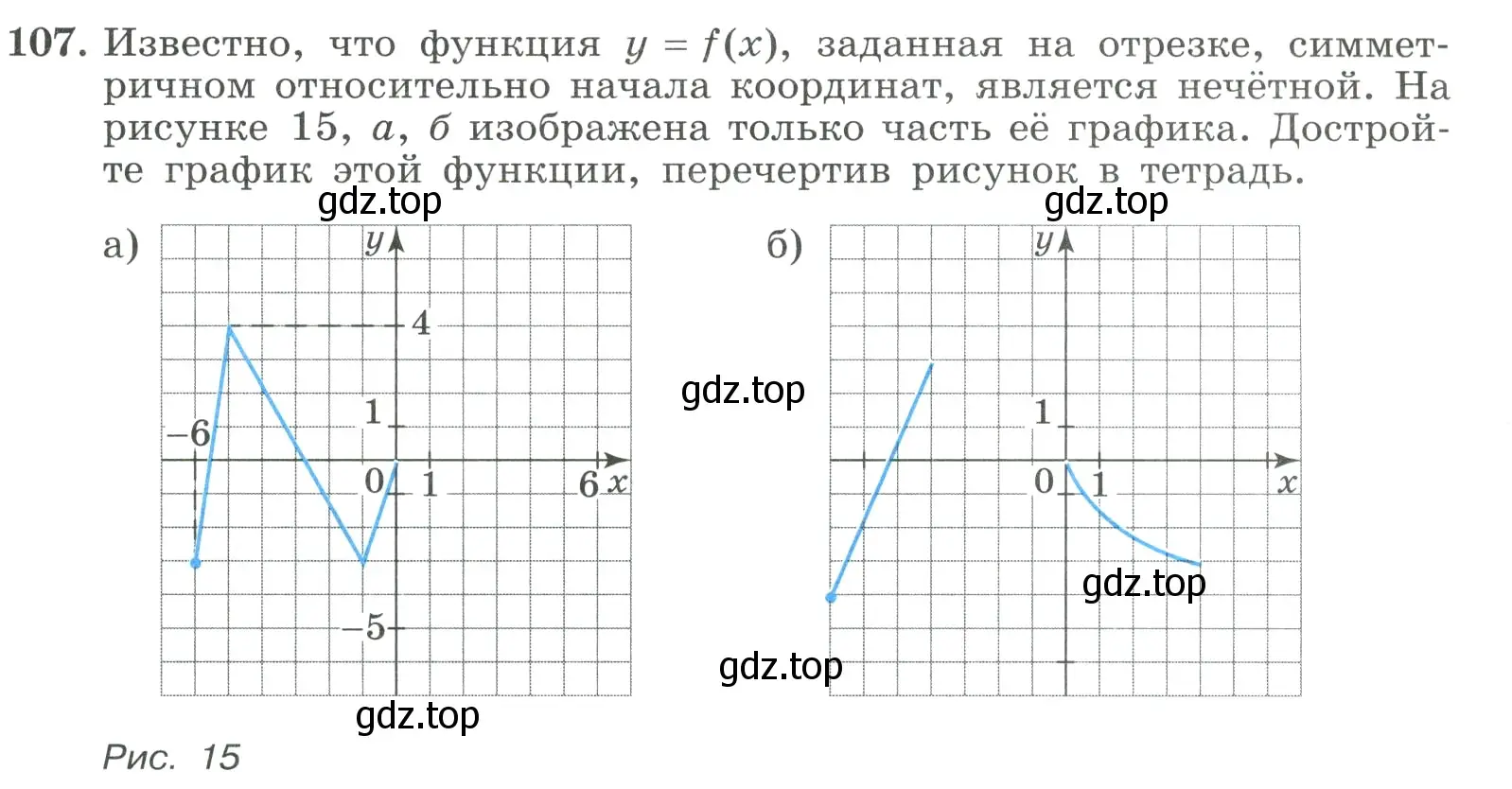 Условие номер 107 (страница 37) гдз по алгебре 9 класс Макарычев, Миндюк, учебник