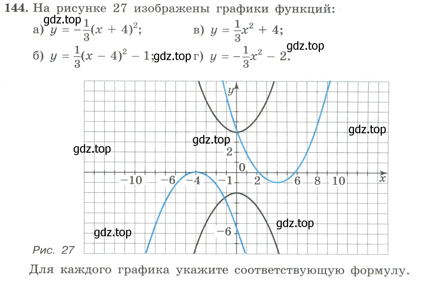 Условие номер 144 (страница 55) гдз по алгебре 9 класс Макарычев, Миндюк, учебник