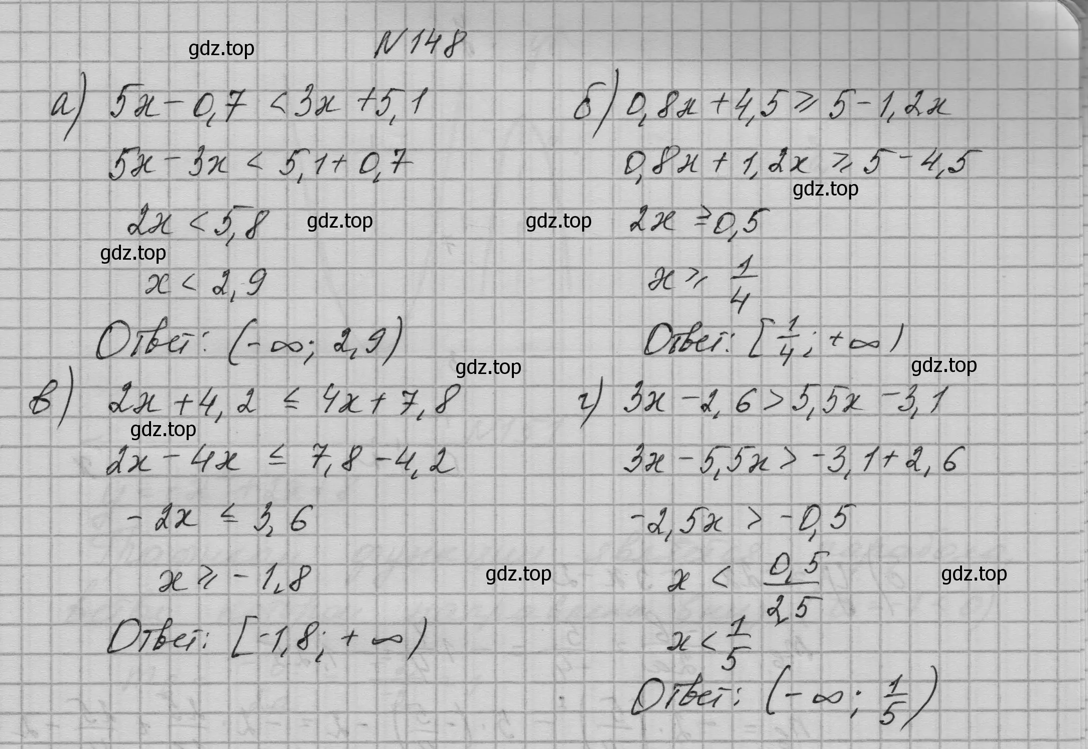 Решение номер 148 (страница 56) гдз по алгебре 9 класс Макарычев, Миндюк, учебник