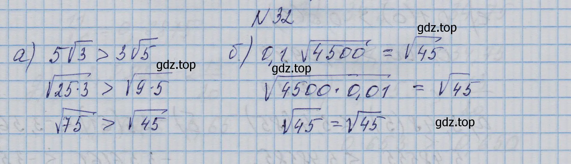 Решение номер 32 (страница 13) гдз по алгебре 9 класс Макарычев, Миндюк, учебник