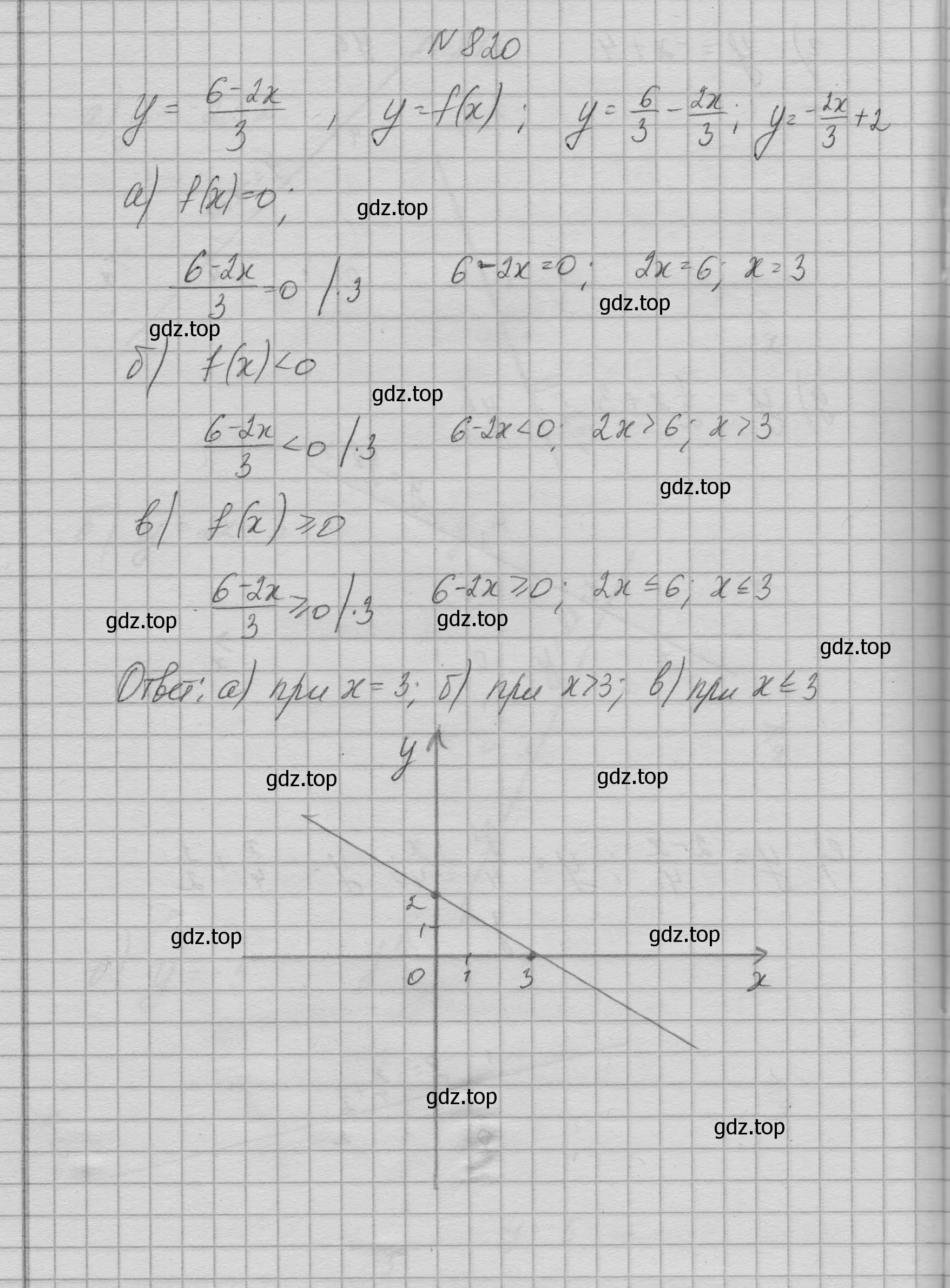 Решение номер 820 (страница 206) гдз по алгебре 9 класс Макарычев, Миндюк, учебник