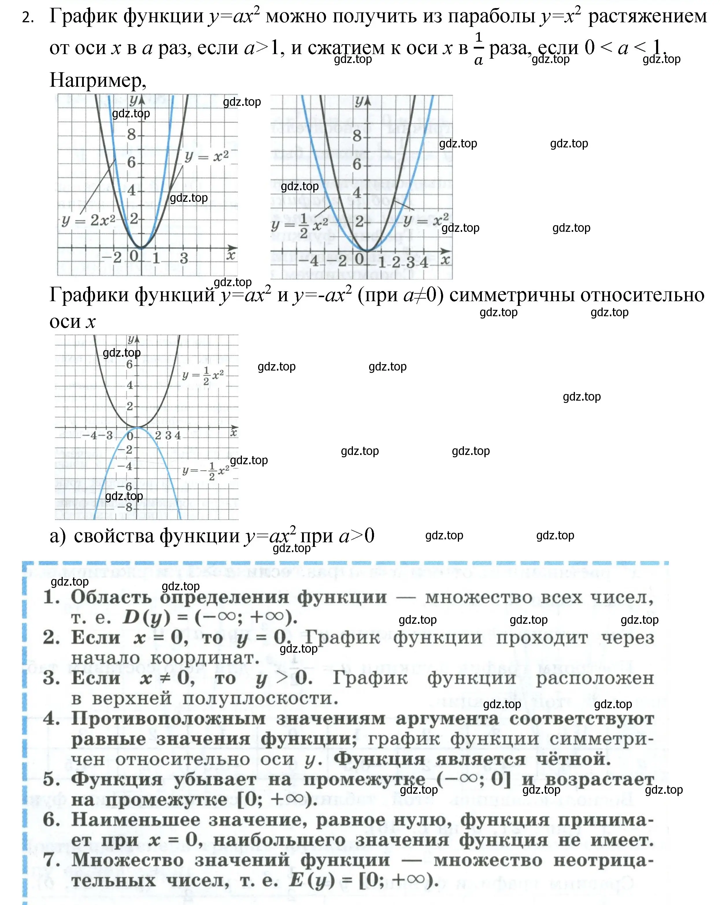 Решение номер 2 (страница 62) гдз по алгебре 9 класс Макарычев, Миндюк, учебник