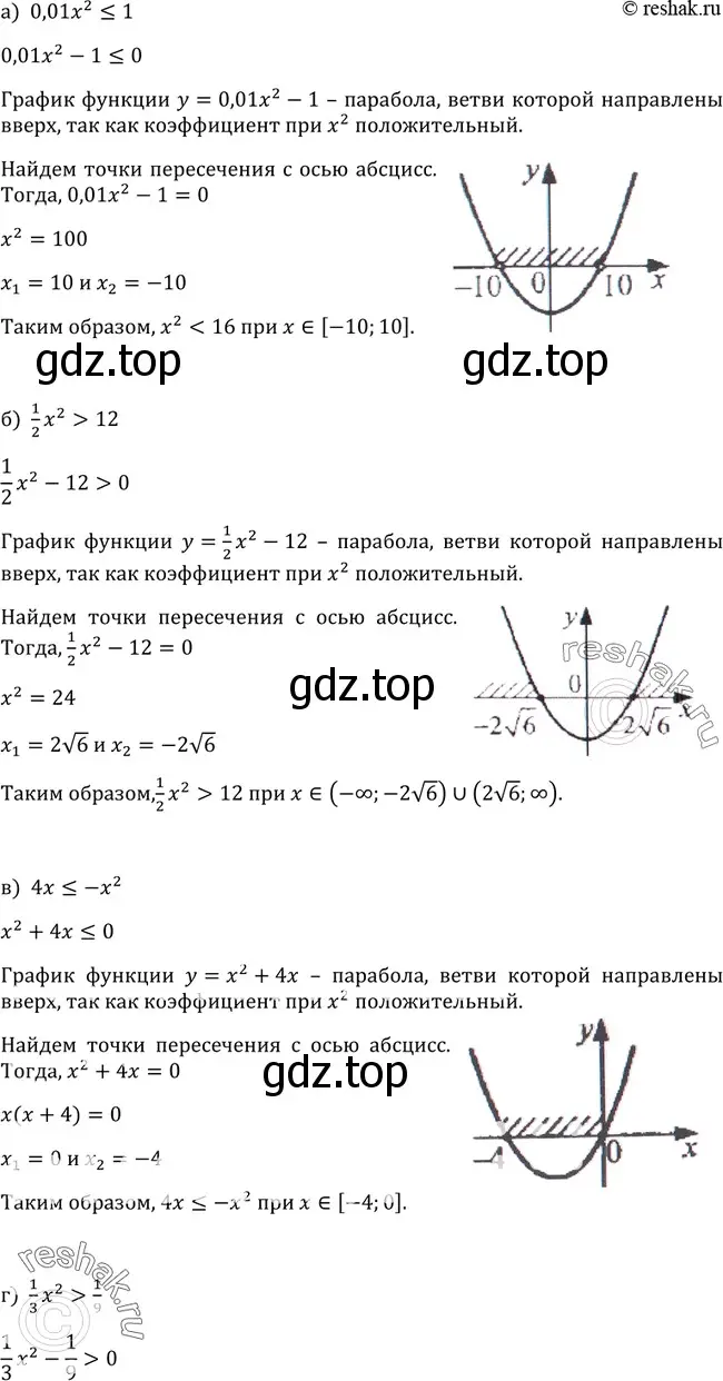 Решение 3. номер 269 (страница 91) гдз по алгебре 9 класс Макарычев, Миндюк, учебник