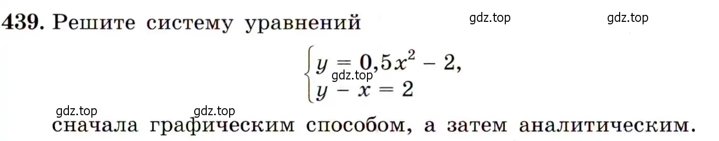 Условие номер 439 (страница 120) гдз по алгебре 9 класс Макарычев, Миндюк, учебник