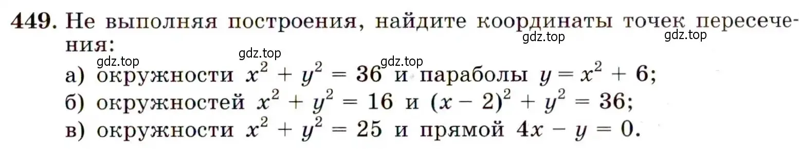 Условие номер 449 (страница 121) гдз по алгебре 9 класс Макарычев, Миндюк, учебник