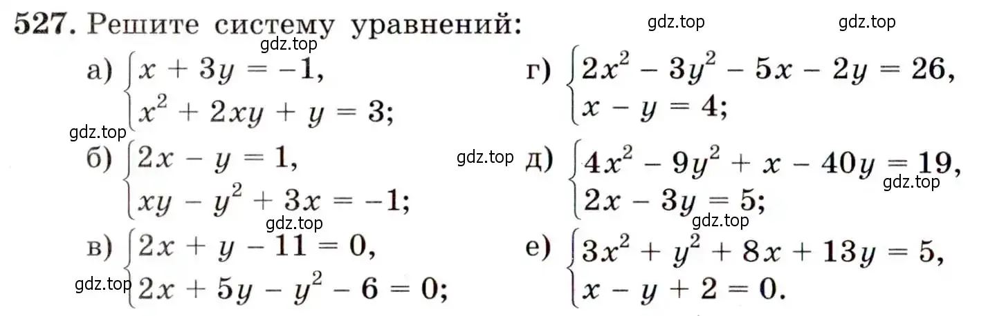 Условие номер 527 (страница 140) гдз по алгебре 9 класс Макарычев, Миндюк, учебник