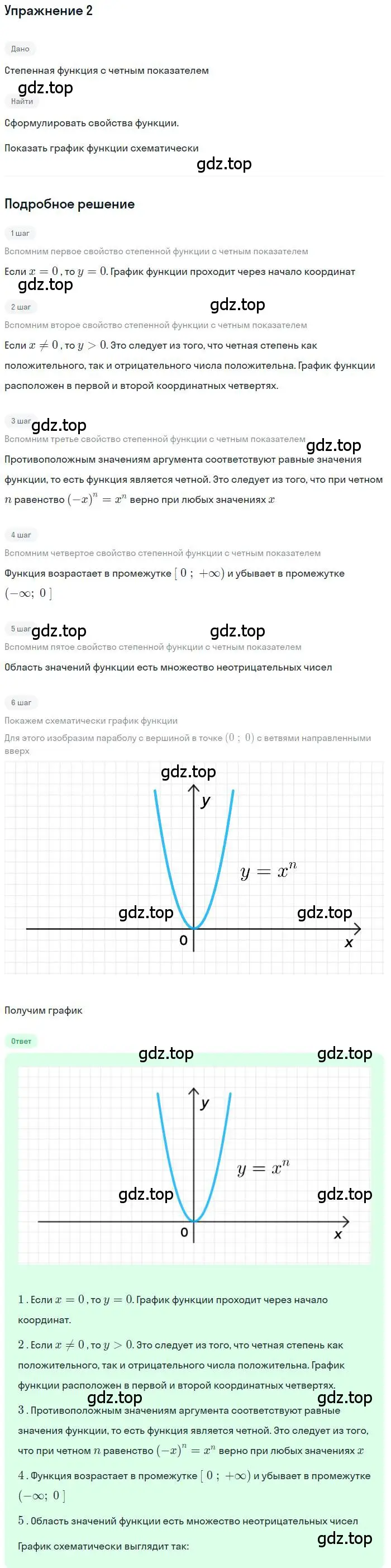 Решение номер 2 (страница 60) гдз по алгебре 9 класс Макарычев, Миндюк, учебник