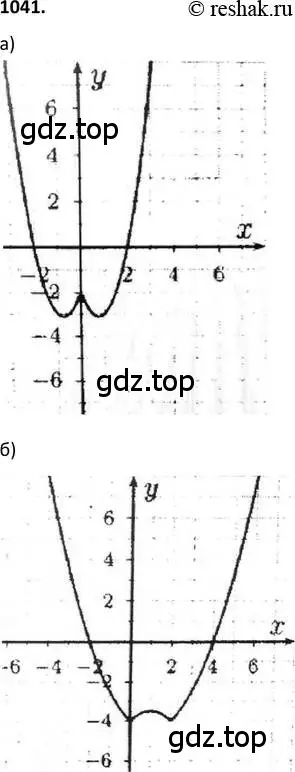 Решение 2. номер 1041 (страница 242) гдз по алгебре 9 класс Макарычев, Миндюк, учебник