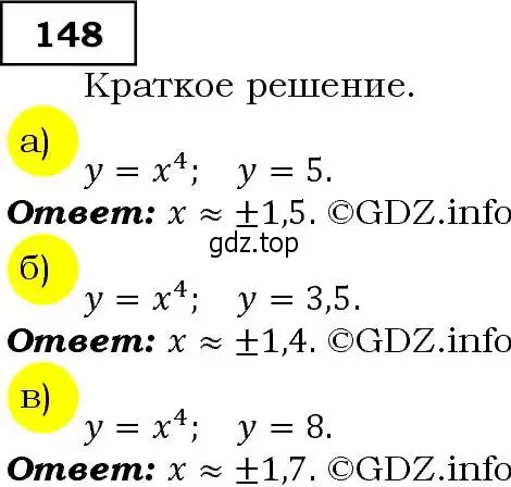 Решение 3. номер 148 (страница 53) гдз по алгебре 9 класс Макарычев, Миндюк, учебник