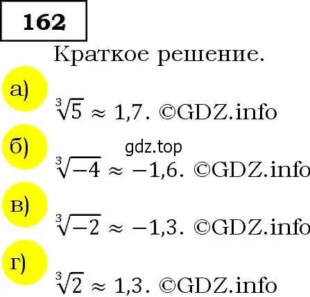 Решение 3. номер 162 (страница 57) гдз по алгебре 9 класс Макарычев, Миндюк, учебник