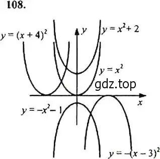 Решение 4. номер 108 (страница 42) гдз по алгебре 9 класс Макарычев, Миндюк, учебник