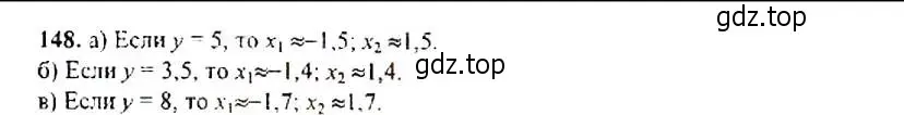 Решение 4. номер 148 (страница 53) гдз по алгебре 9 класс Макарычев, Миндюк, учебник