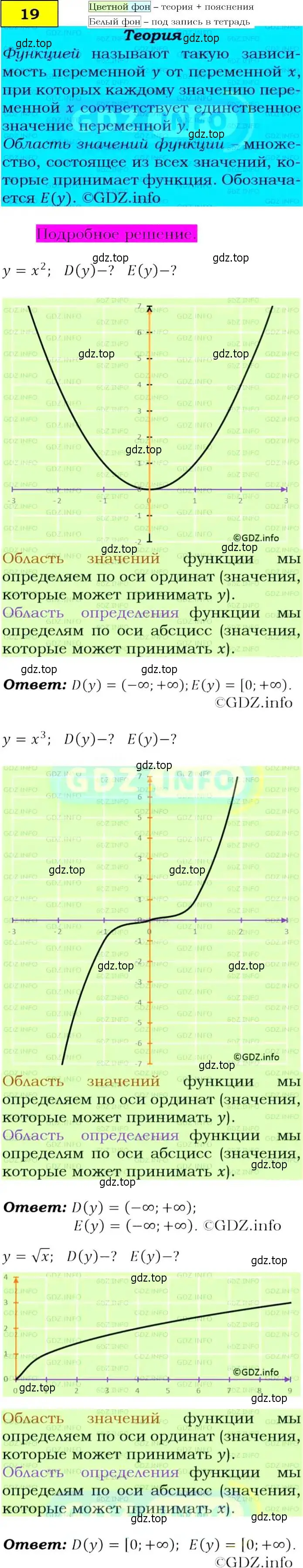 Решение 4. номер 19 (страница 11) гдз по алгебре 9 класс Макарычев, Миндюк, учебник