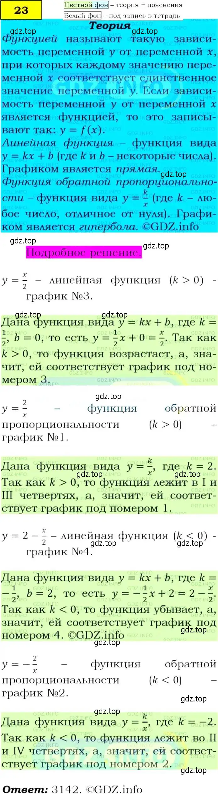 Решение 4. номер 23 (страница 11) гдз по алгебре 9 класс Макарычев, Миндюк, учебник