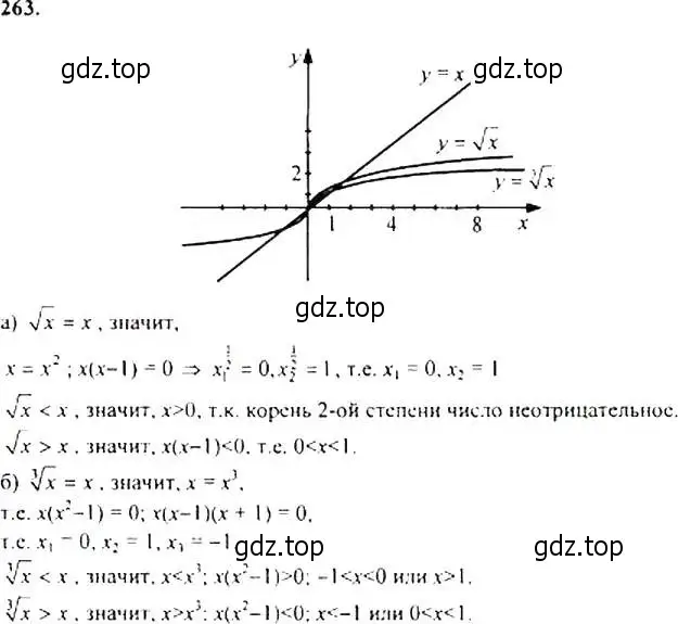 Решение 4. номер 263 (страница 74) гдз по алгебре 9 класс Макарычев, Миндюк, учебник