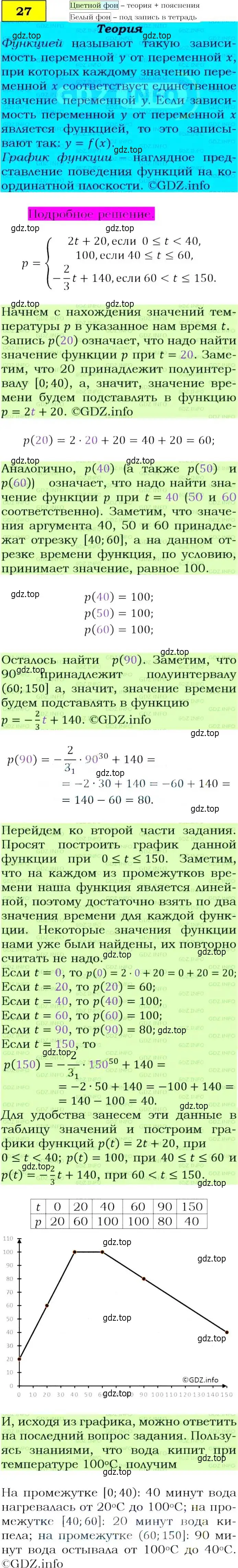 Решение 4. номер 27 (страница 13) гдз по алгебре 9 класс Макарычев, Миндюк, учебник