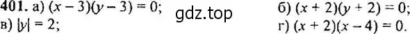 Решение 4. номер 401 (страница 112) гдз по алгебре 9 класс Макарычев, Миндюк, учебник