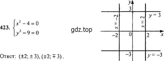 Решение 4. номер 423 (страница 116) гдз по алгебре 9 класс Макарычев, Миндюк, учебник