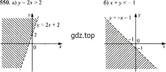 Решение 4. номер 550 (страница 142) гдз по алгебре 9 класс Макарычев, Миндюк, учебник