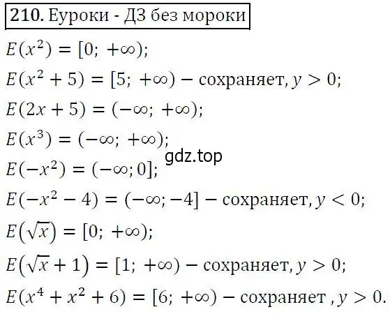 Решение 5. номер 210 (страница 69) гдз по алгебре 9 класс Макарычев, Миндюк, учебник