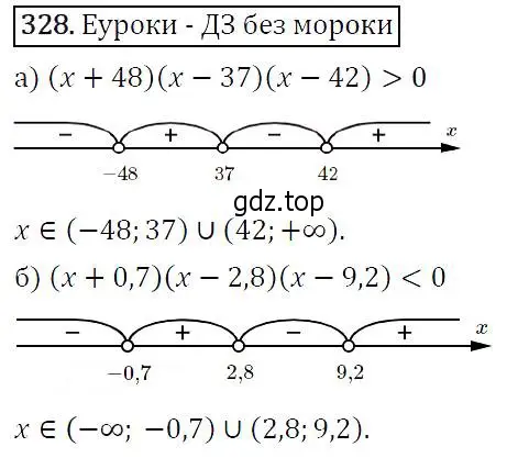 Решение 5. номер 328 (страница 96) гдз по алгебре 9 класс Макарычев, Миндюк, учебник