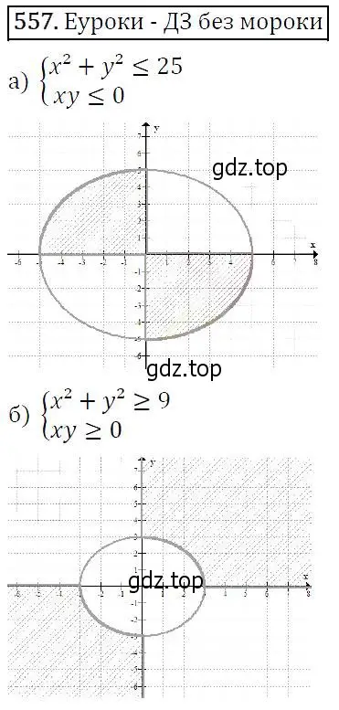 Решение 5. номер 557 (страница 143) гдз по алгебре 9 класс Макарычев, Миндюк, учебник