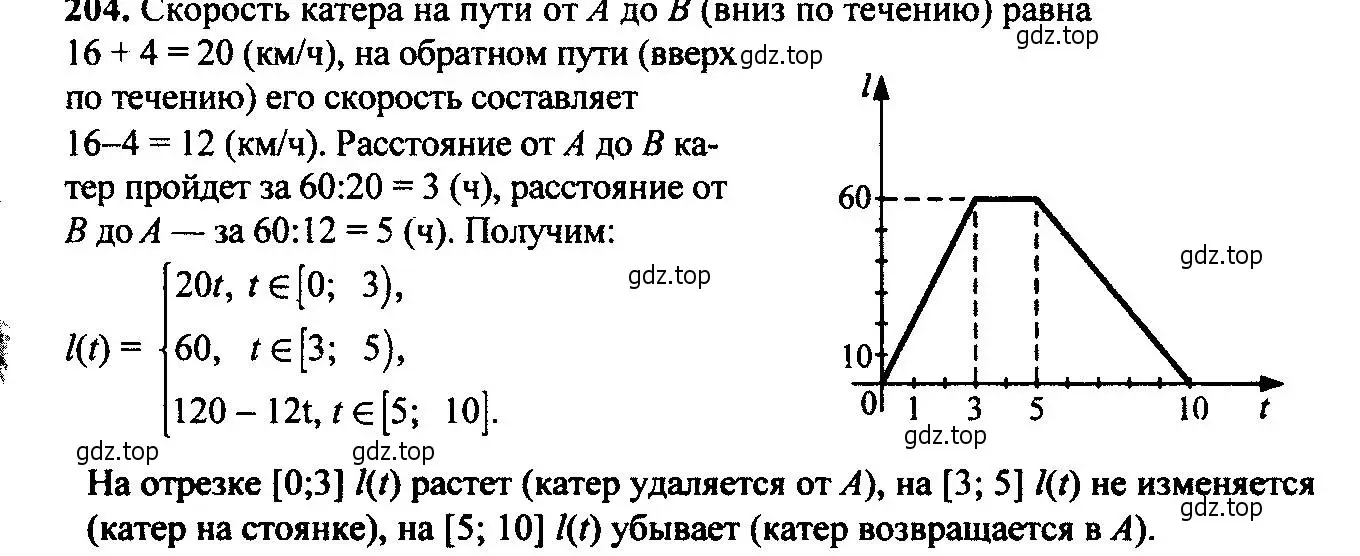 Решение 6. номер 204 (страница 68) гдз по алгебре 9 класс Макарычев, Миндюк, учебник