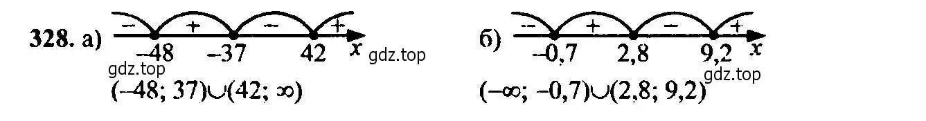 Решение 6. номер 328 (страница 96) гдз по алгебре 9 класс Макарычев, Миндюк, учебник