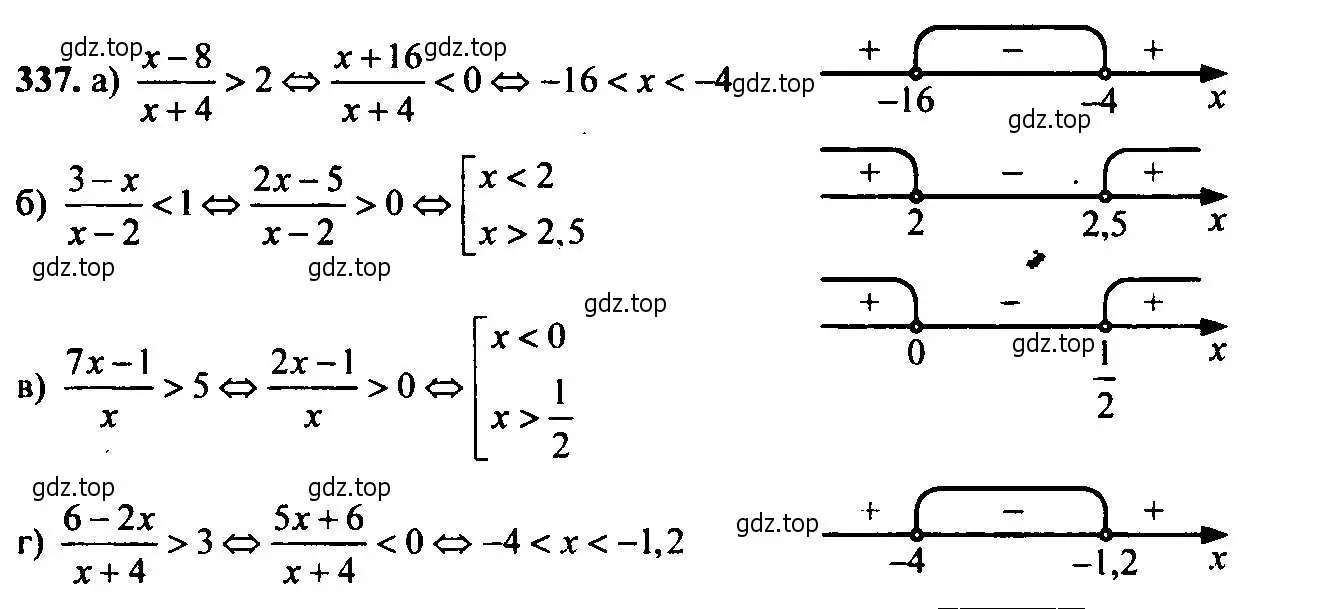 Решение 6. номер 337 (страница 97) гдз по алгебре 9 класс Макарычев, Миндюк, учебник