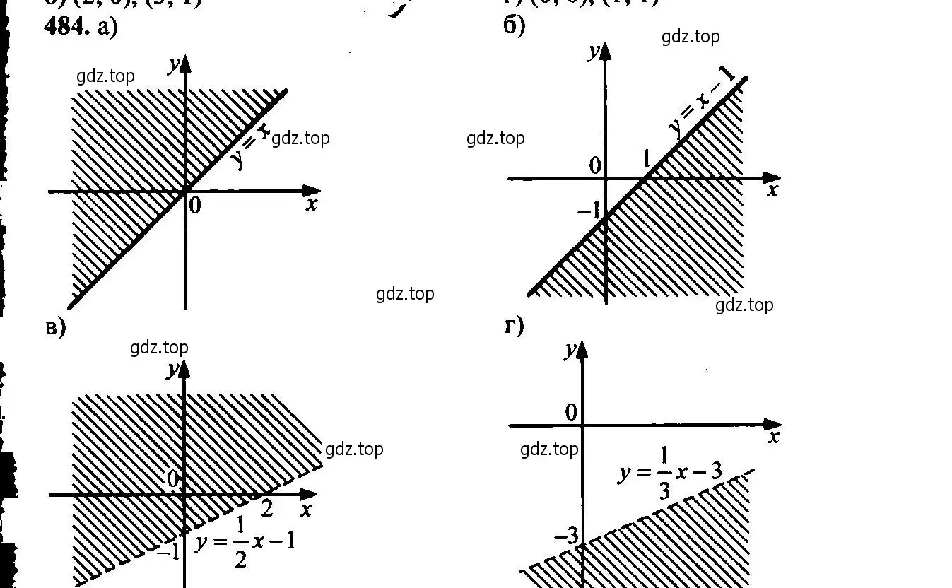 Решение 6. номер 484 (страница 129) гдз по алгебре 9 класс Макарычев, Миндюк, учебник