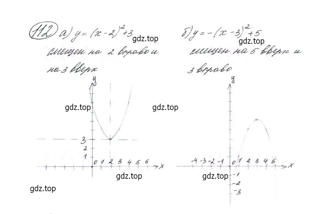 Решение 7. номер 112 (страница 43) гдз по алгебре 9 класс Макарычев, Миндюк, учебник