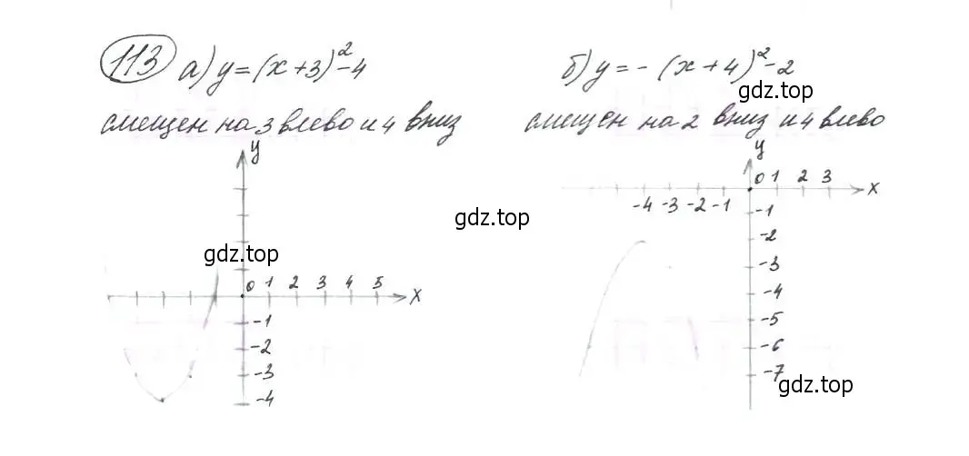 Решение 7. номер 113 (страница 43) гдз по алгебре 9 класс Макарычев, Миндюк, учебник