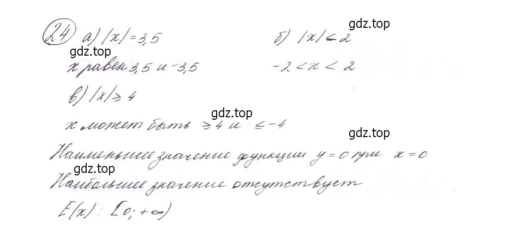 Решение 7. номер 24 (страница 12) гдз по алгебре 9 класс Макарычев, Миндюк, учебник