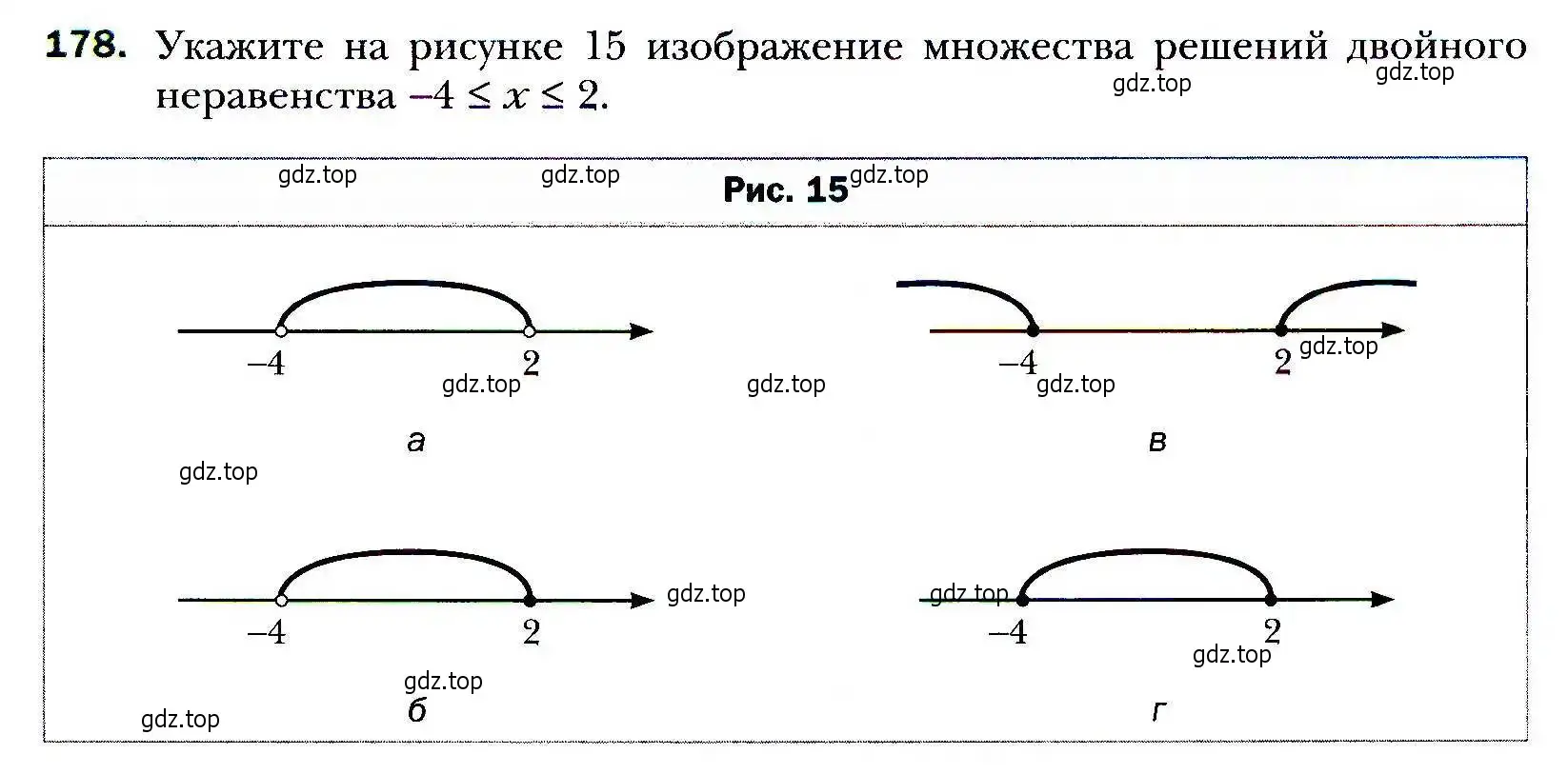 Условие номер 178 (страница 45) гдз по алгебре 9 класс Мерзляк, Полонский, учебник