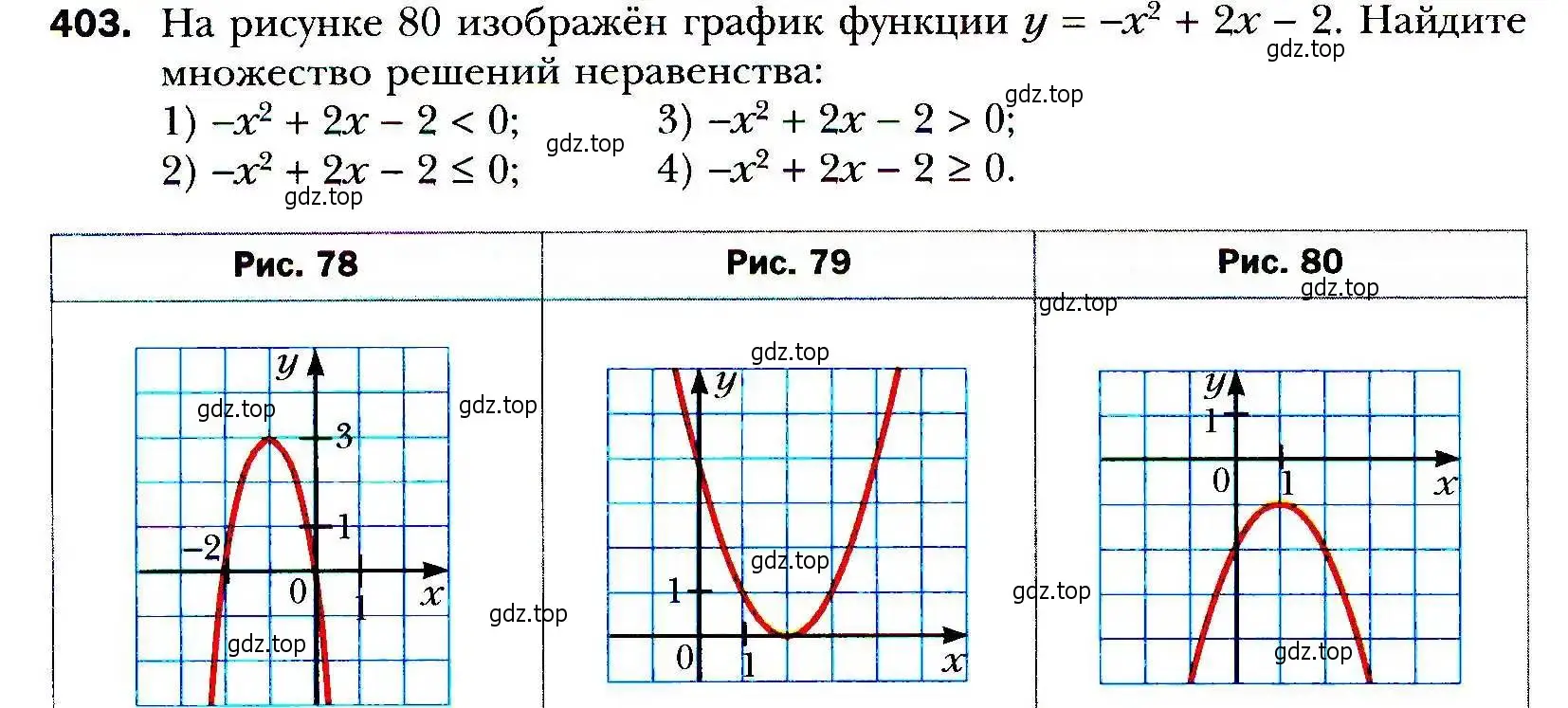 Условие номер 403 (страница 116) гдз по алгебре 9 класс Мерзляк, Полонский, учебник