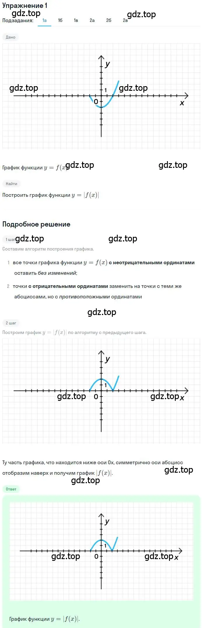 Решение номер 1 (страница 108) гдз по алгебре 9 класс Мерзляк, Полонский, учебник