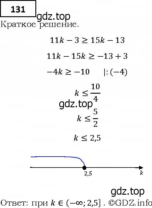 Решение 4. номер 131 (страница 36) гдз по алгебре 9 класс Мерзляк, Полонский, учебник