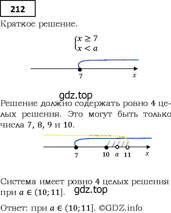 Решение 4. номер 212 (страница 49) гдз по алгебре 9 класс Мерзляк, Полонский, учебник