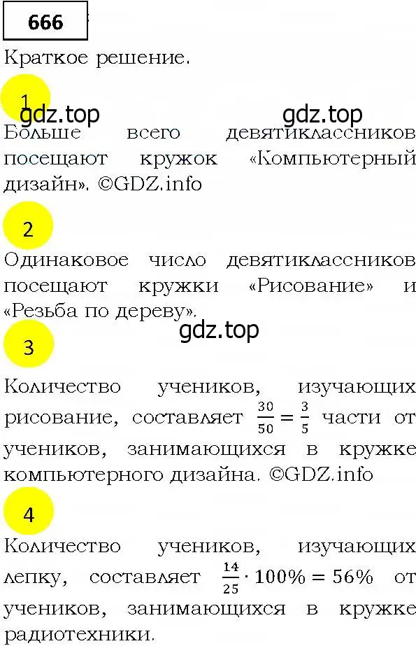 Решение 4. номер 666 (страница 192) гдз по алгебре 9 класс Мерзляк, Полонский, учебник