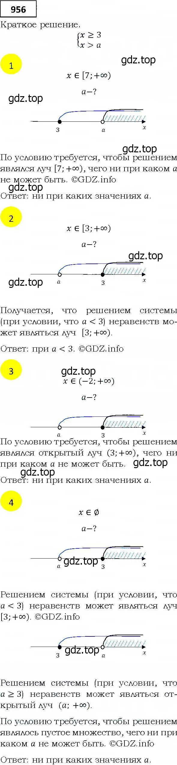 Решение 4. номер 956 (страница 272) гдз по алгебре 9 класс Мерзляк, Полонский, учебник