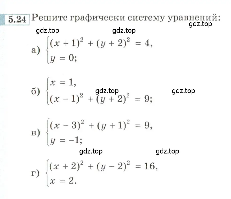 Условие номер 5.24 (страница 32) гдз по алгебре 9 класс Мордкович, Семенов, задачник 2 часть