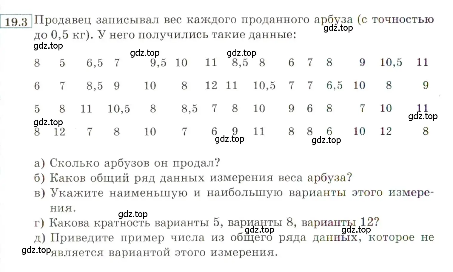 Условие номер 19.3 (страница 126) гдз по алгебре 9 класс Мордкович, Семенов, задачник 2 часть