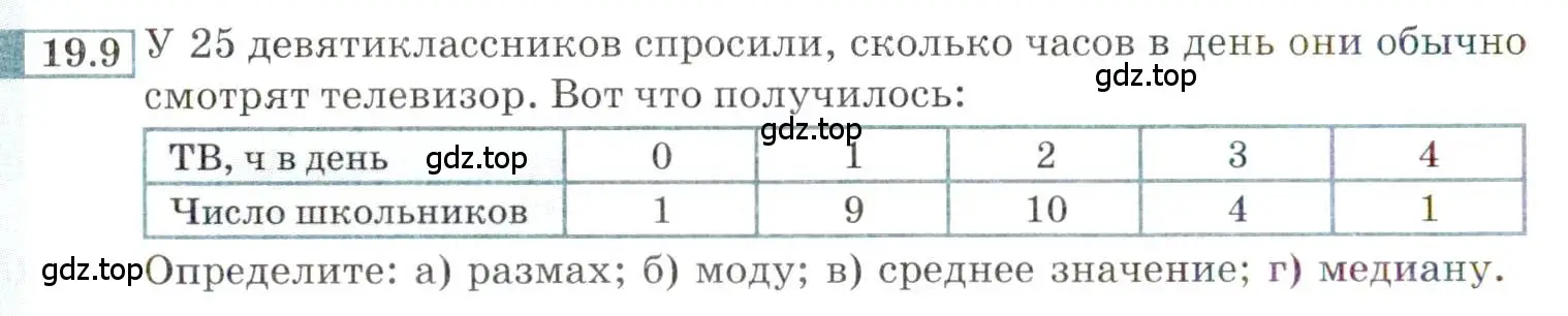 Условие номер 19.9 (страница 128) гдз по алгебре 9 класс Мордкович, Семенов, задачник 2 часть