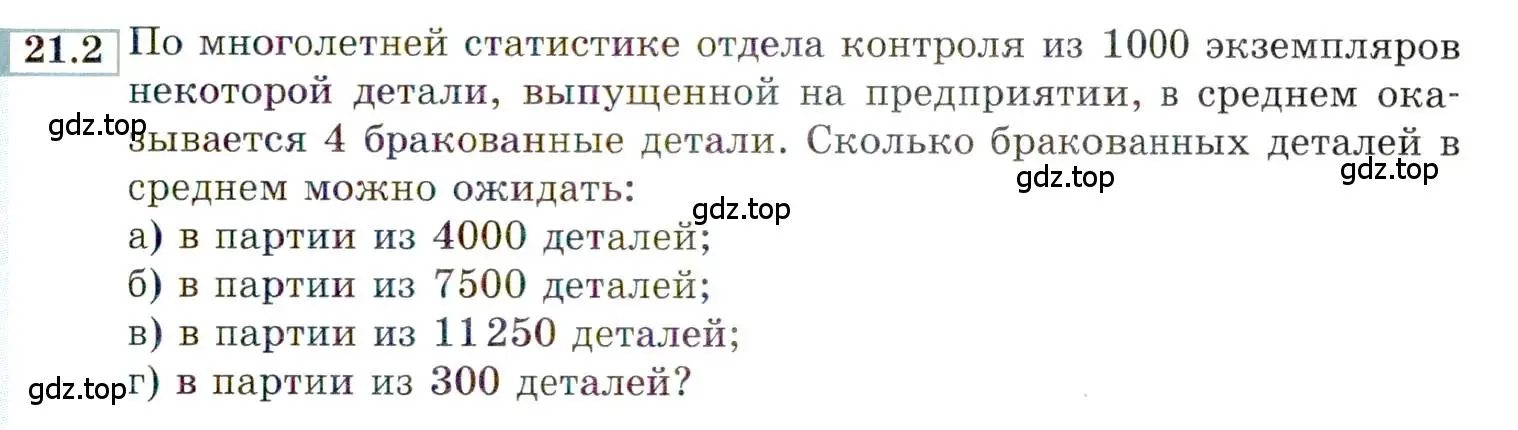 Условие номер 21.2 (страница 137) гдз по алгебре 9 класс Мордкович, Семенов, задачник 2 часть