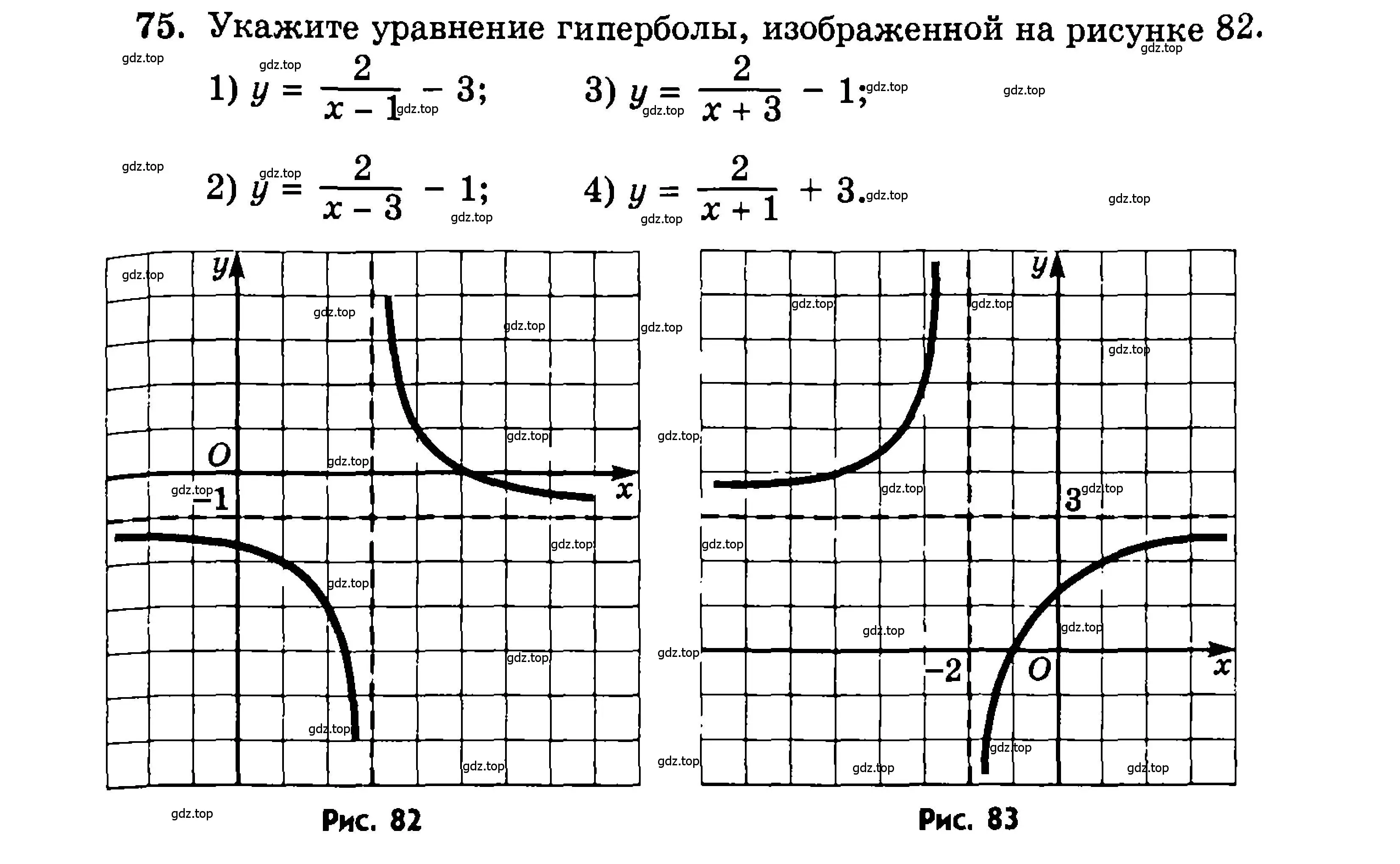 Условие номер 75 (страница 162) гдз по алгебре 9 класс Мордкович, Семенов, задачник 2 часть