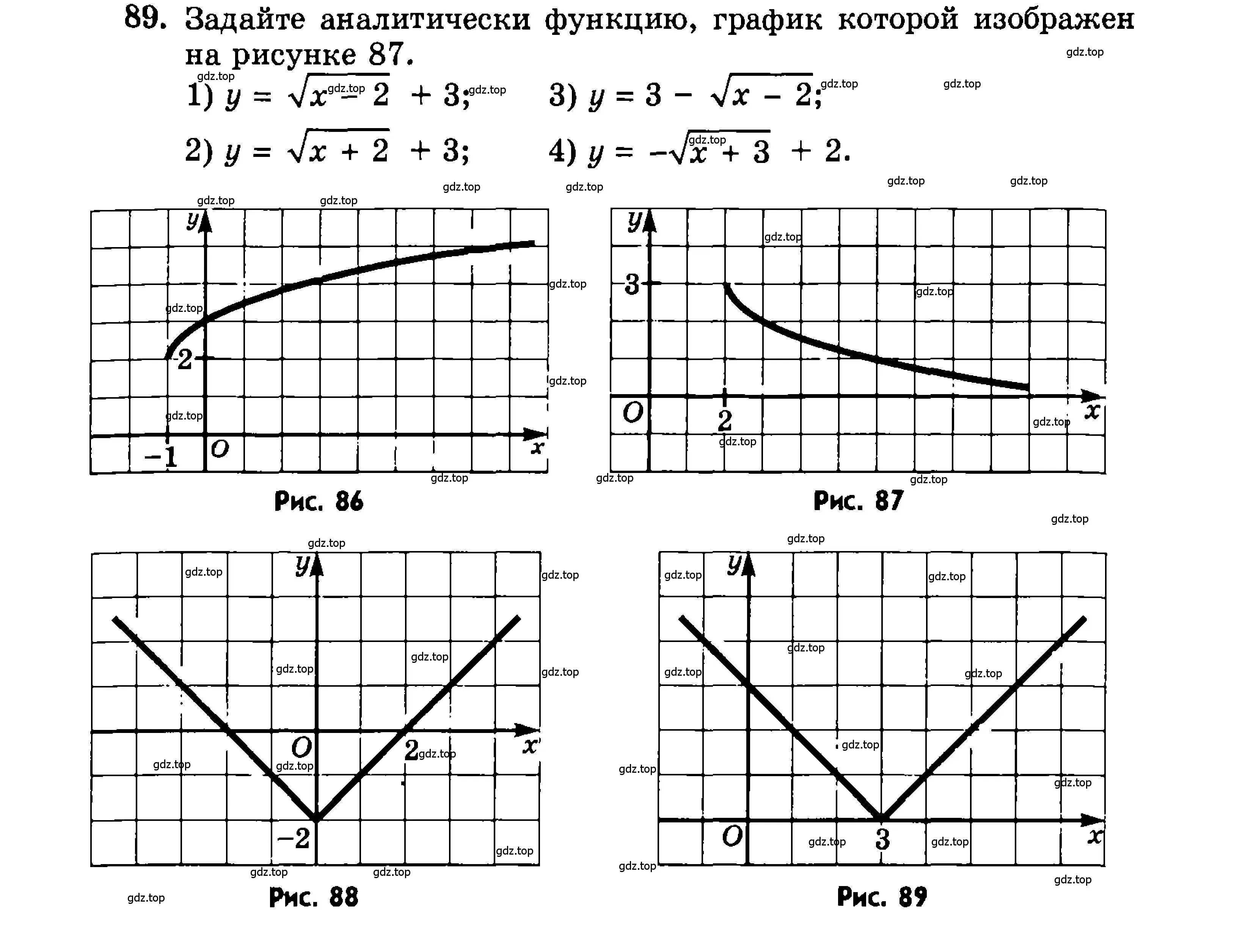 Условие номер 89 (страница 165) гдз по алгебре 9 класс Мордкович, Семенов, задачник 2 часть